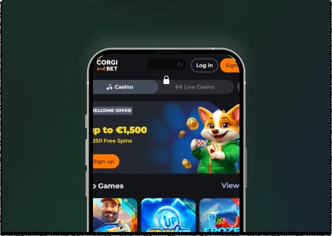 Corgibet pagos, corgibet live casino